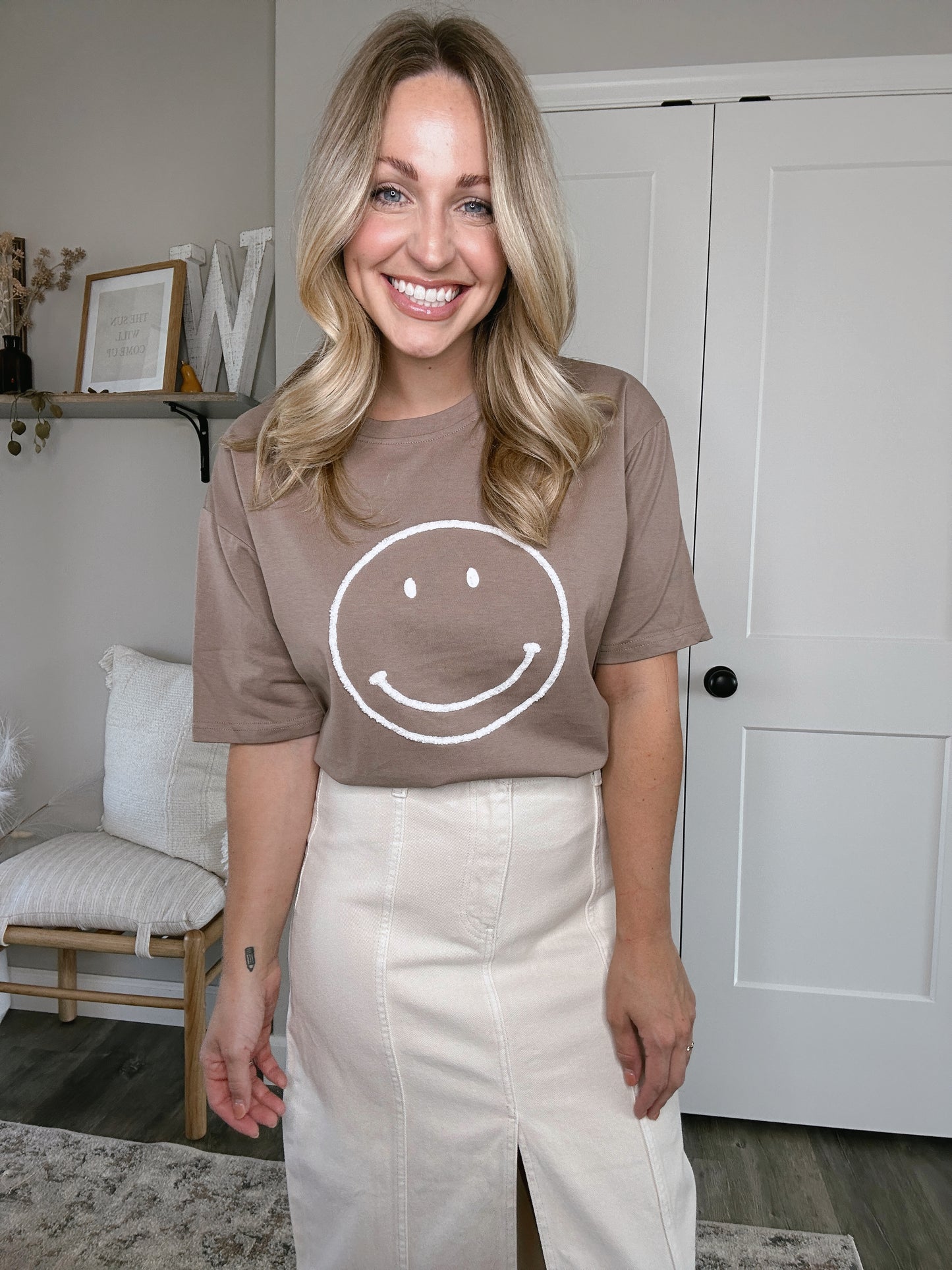 Fall Smiley Tee