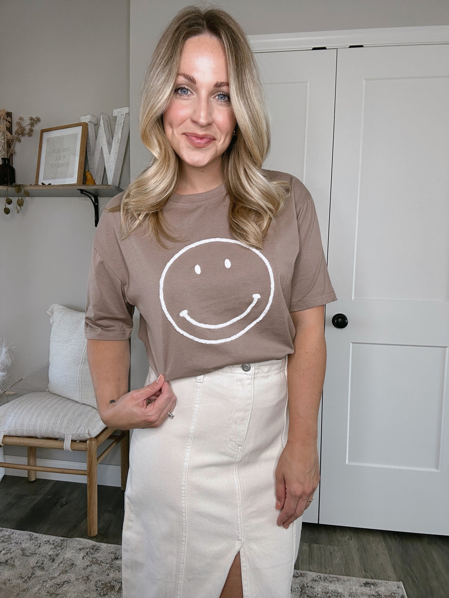 Fall Smiley Tee