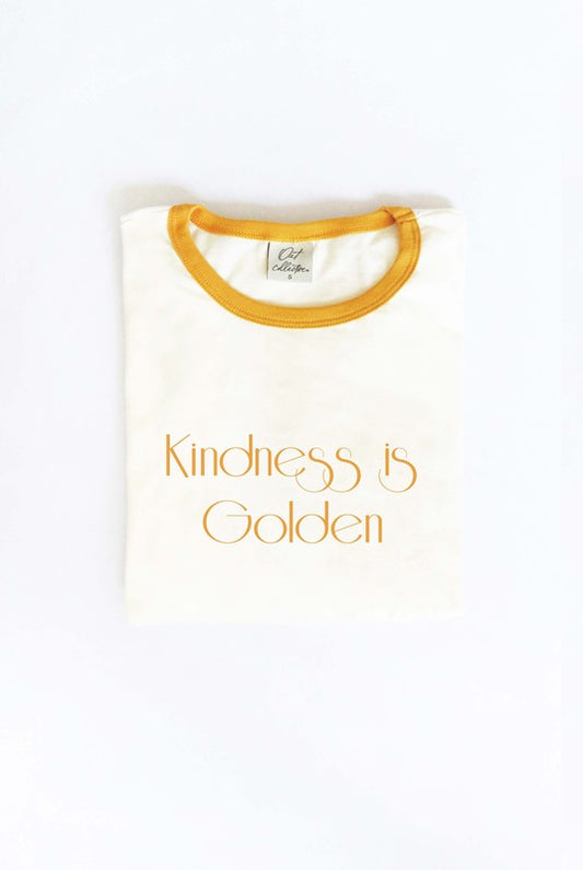 Kindness Is Golden Ringer Tee