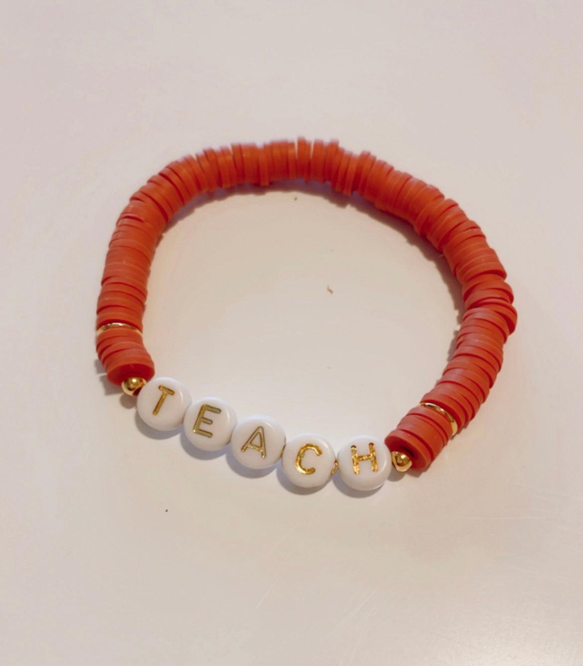 Stranger Things Heishi Clay Bead Bracelet 