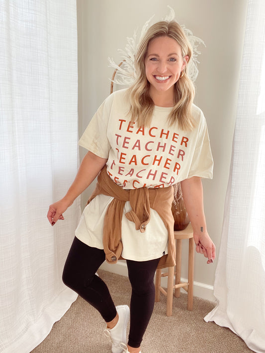 Oversized Teacher Tee