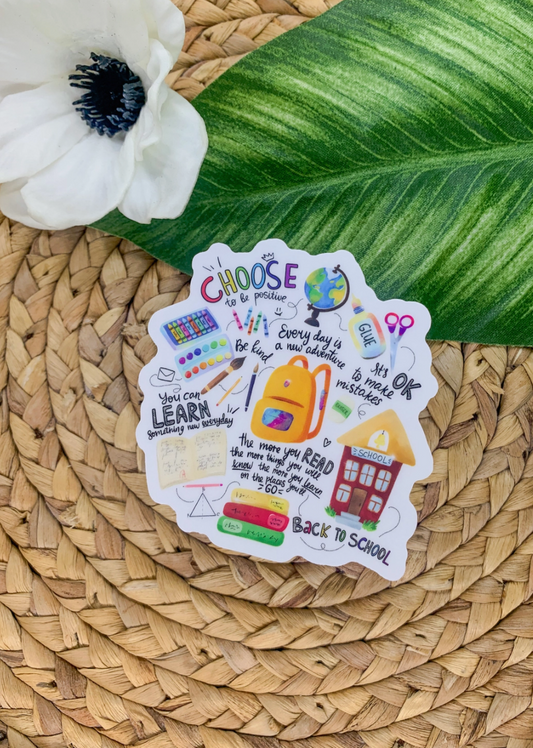 Choose to Be Positive Sticker